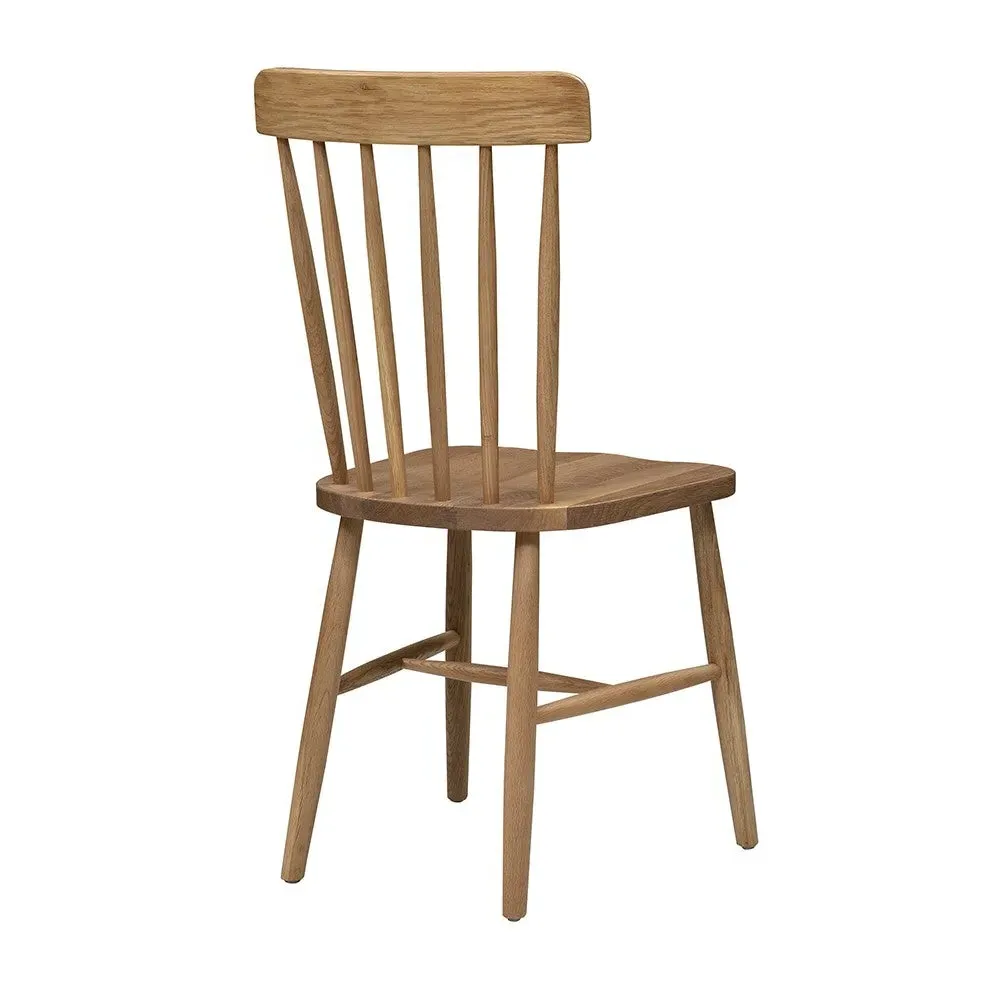 Set of 4 Spindleback Dining Chairs - Oak