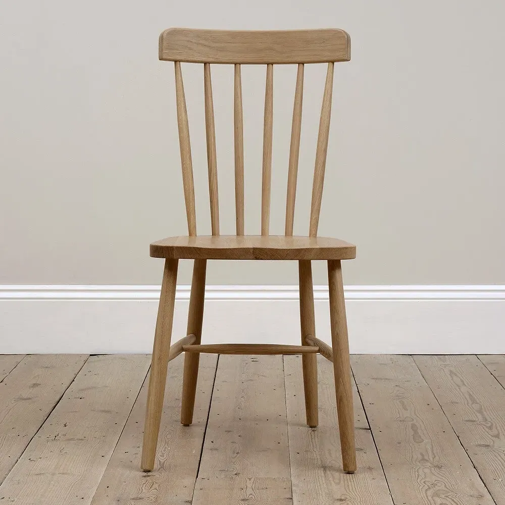 Set of 4 Spindleback Dining Chairs - Oak image