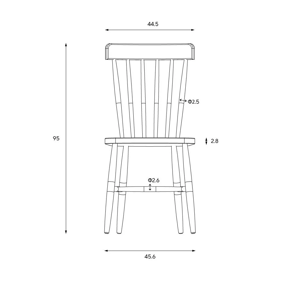Spindleback Dining Chair - Oak