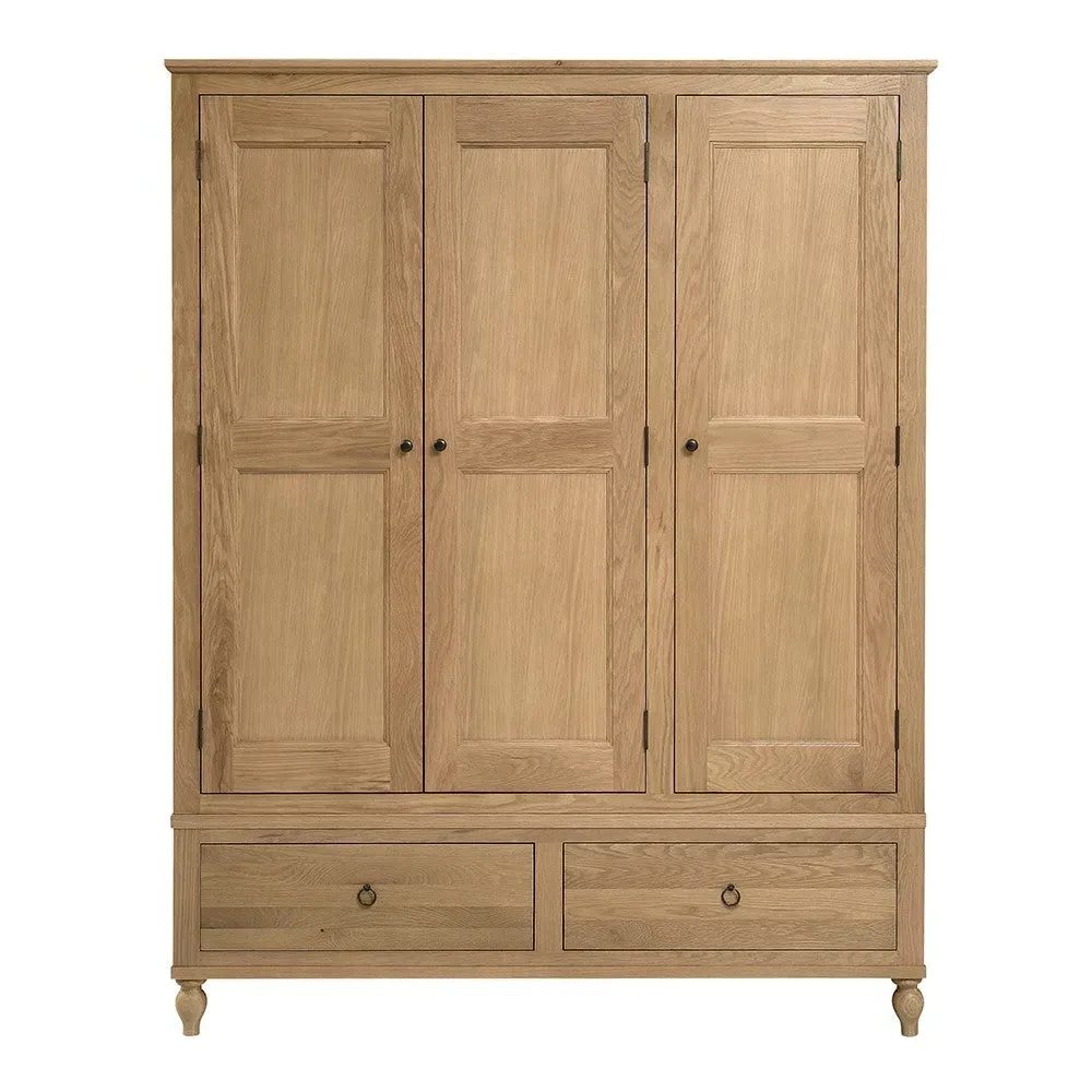 Triple Wardrobe - Oak