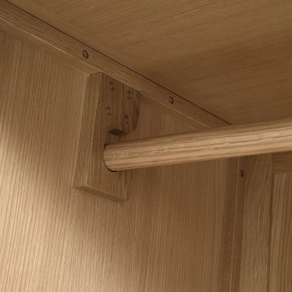Triple Wardrobe - Oak