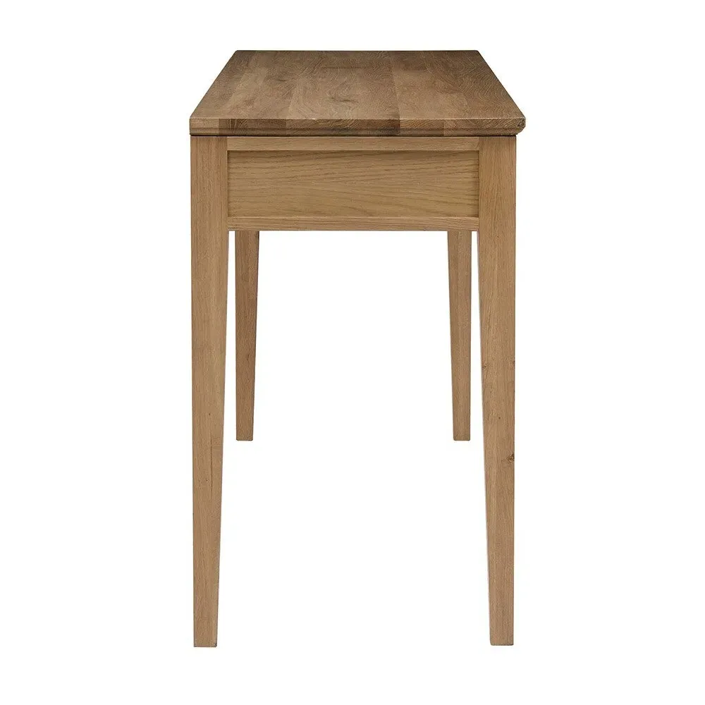 Writing Desk with Drawers - Mellow Oak