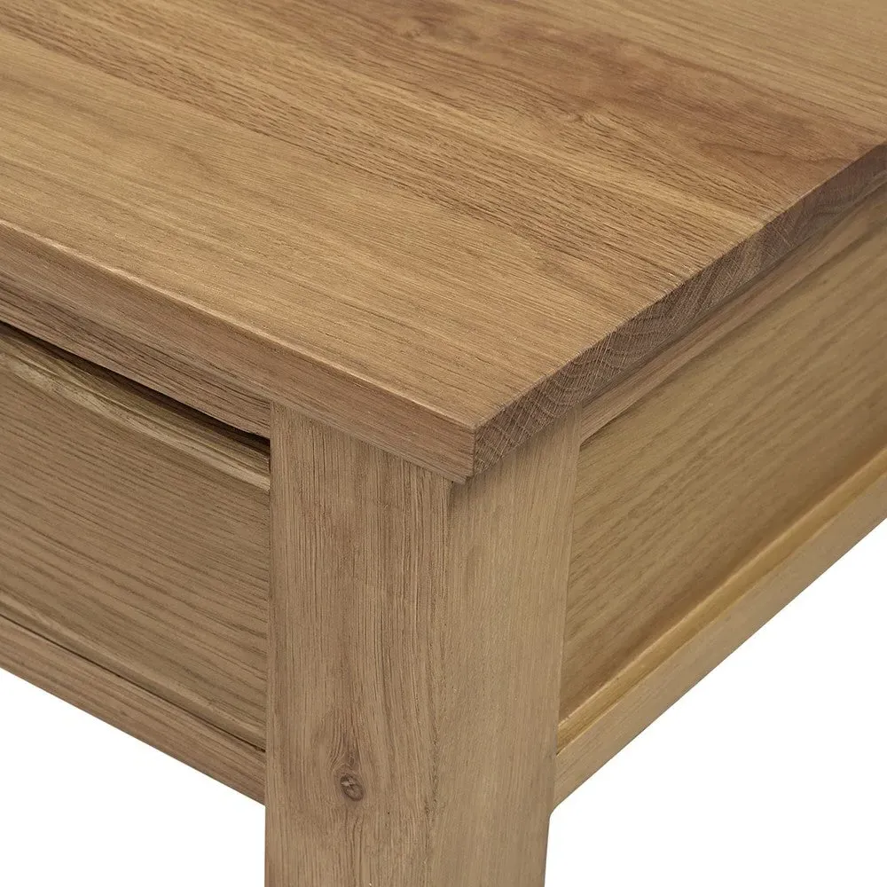 Writing Desk with Drawers - Mellow Oak
