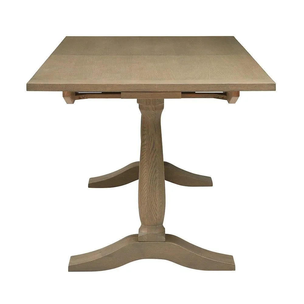Elkstone 6-8 Seater Extending Dining Table - Smoked Oak