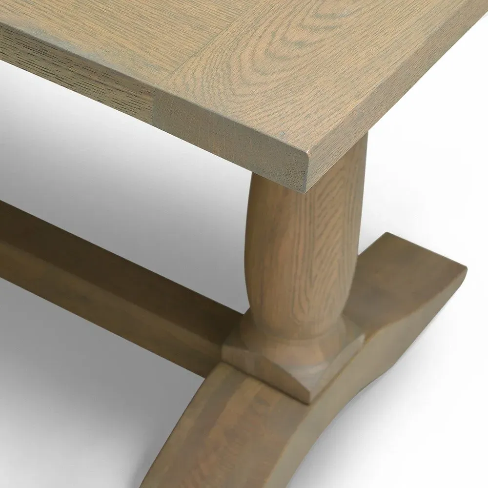 Elkstone 6-8 Seater Extending Dining Table - Smoked Oak