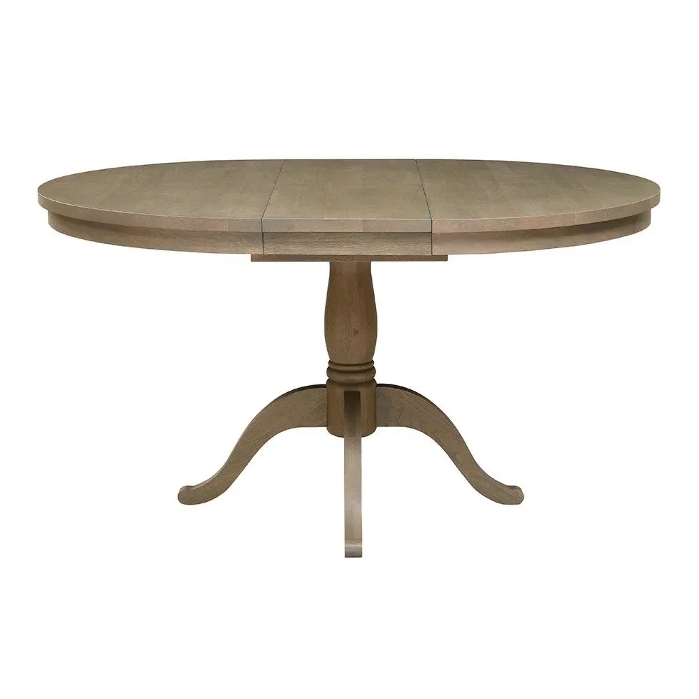 Elkstone Round Extending Dining Table - Smoked Oak