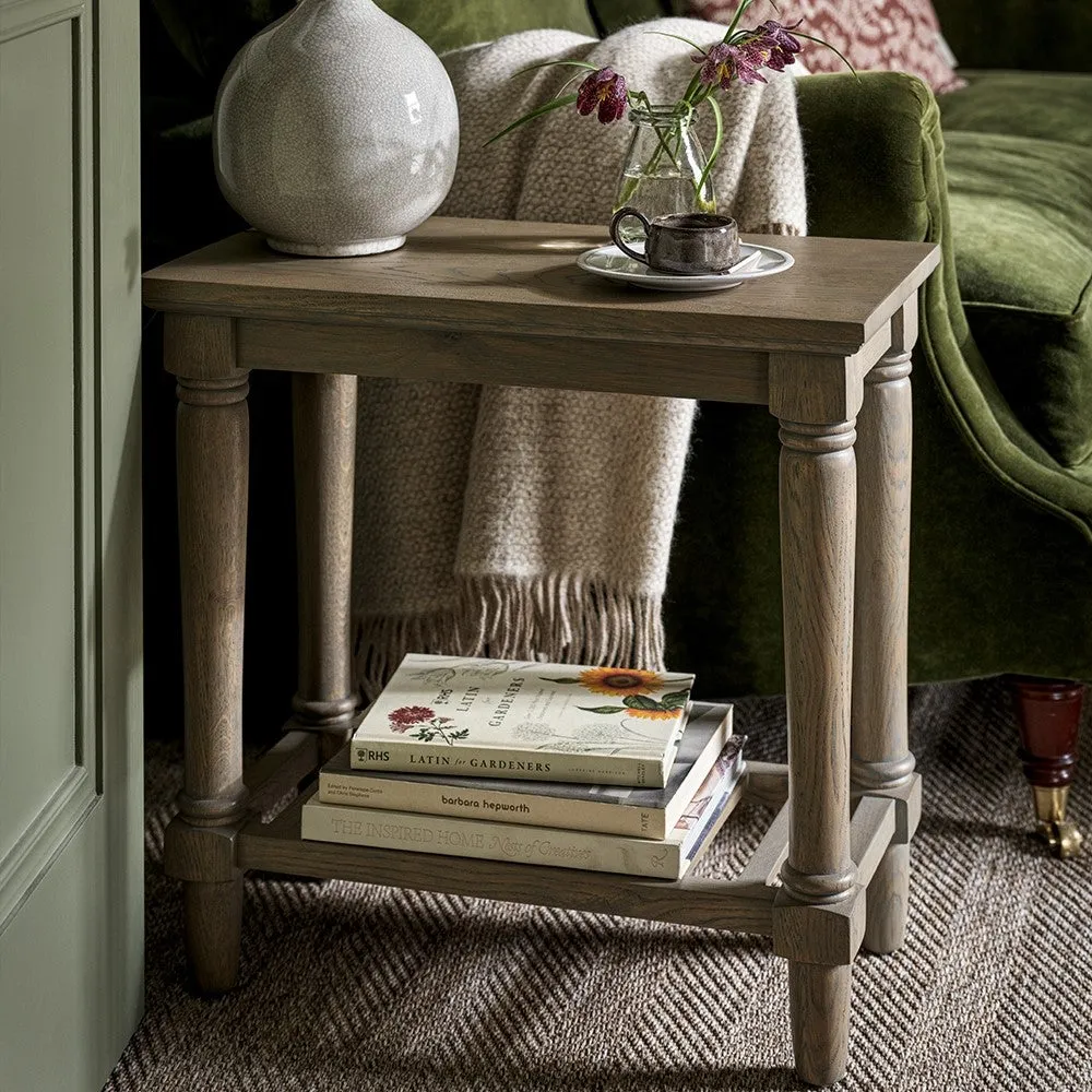 Elkstone Sofa Table - Smoked Oak
