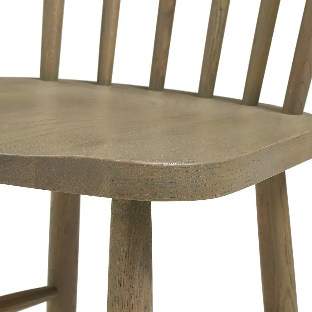 Spindleback Dining Chair - Smoked Oak