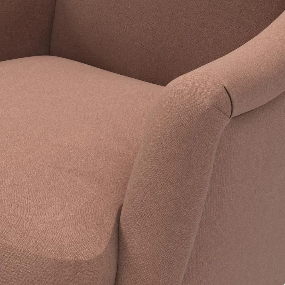Armchair - Dusky Blush, House Linen Mix