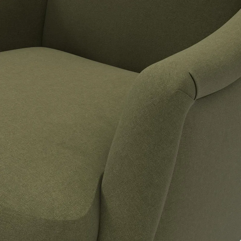 Armchair - Forest Green, House Linen Mix