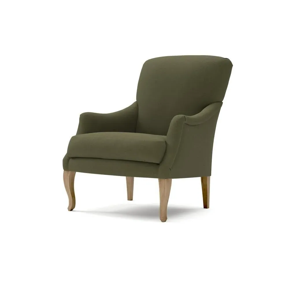 Armchair - Forest Green, House Linen Mix