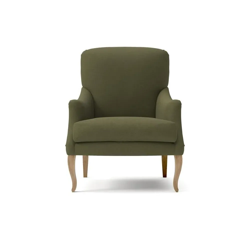 Armchair - Forest Green, House Linen Mix image