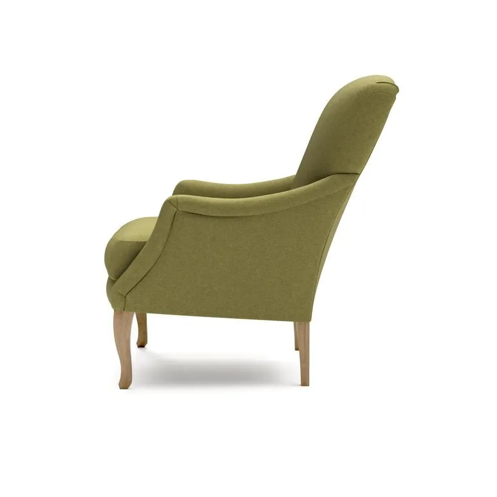 Armchair - Green, Linen