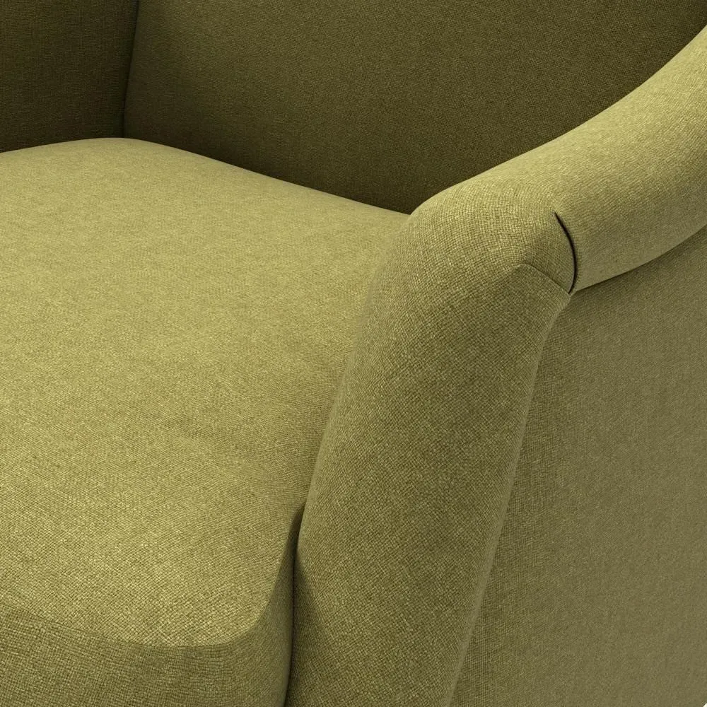 Armchair - Green, Linen