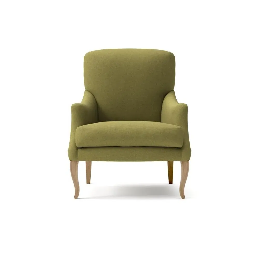 Armchair - Green, Linen