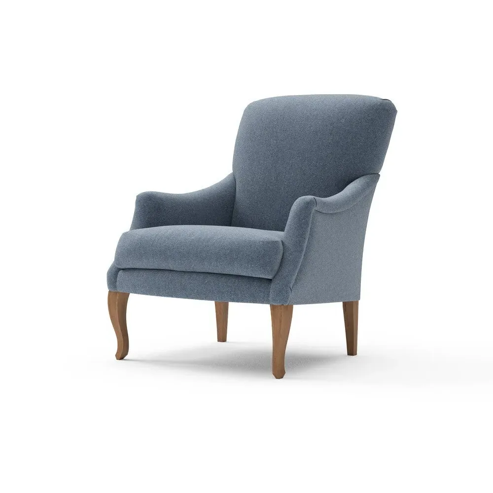 Armchair - Indigo, Rustic Weave