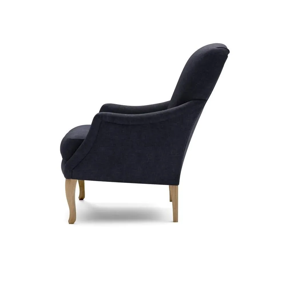 Armchair - Ink, Eco Chenille