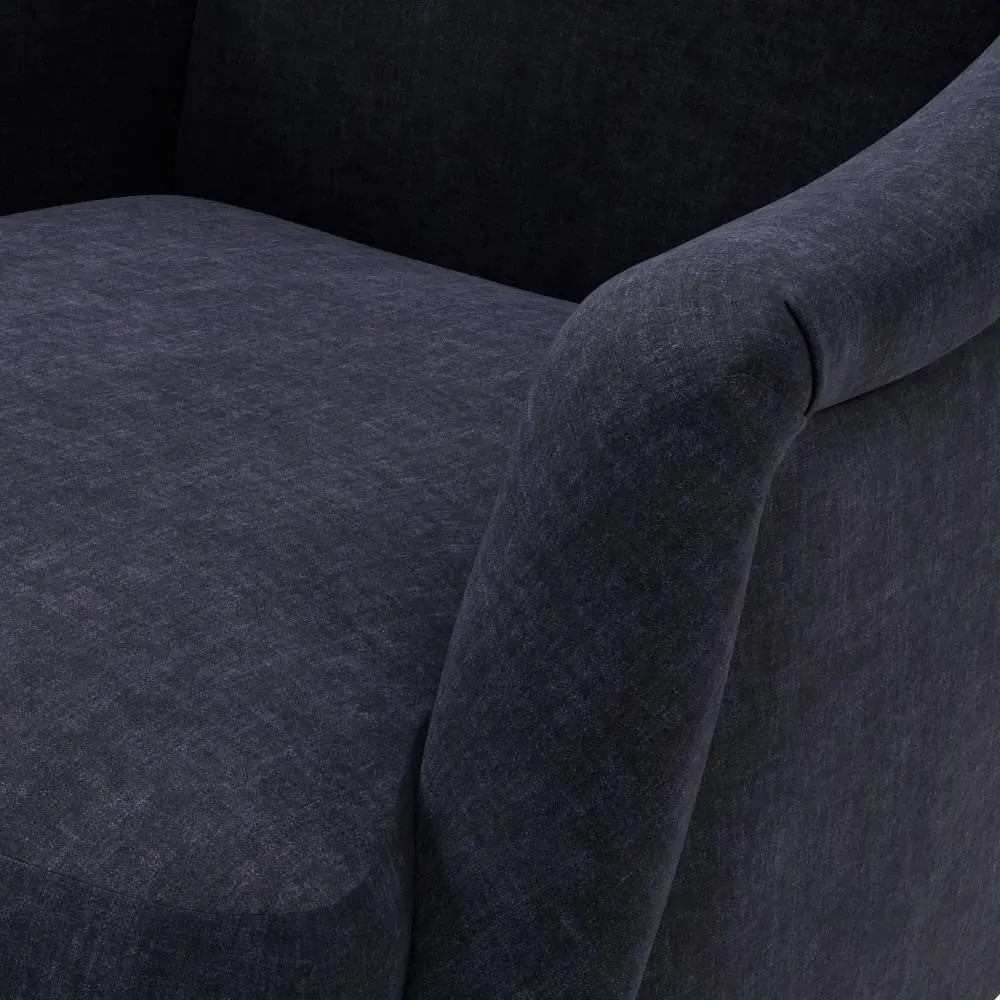 Armchair - Ink, Eco Chenille