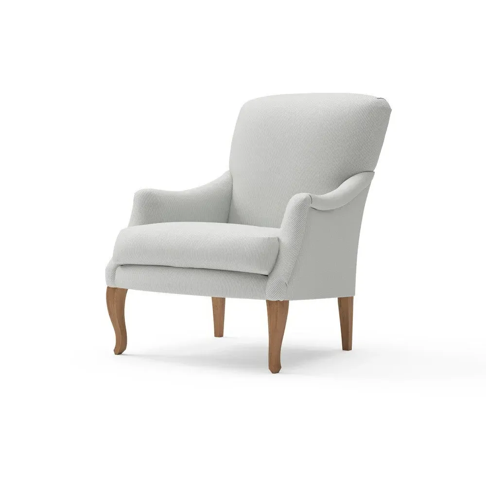 Armchair - Light Blue, Broadway Stripe