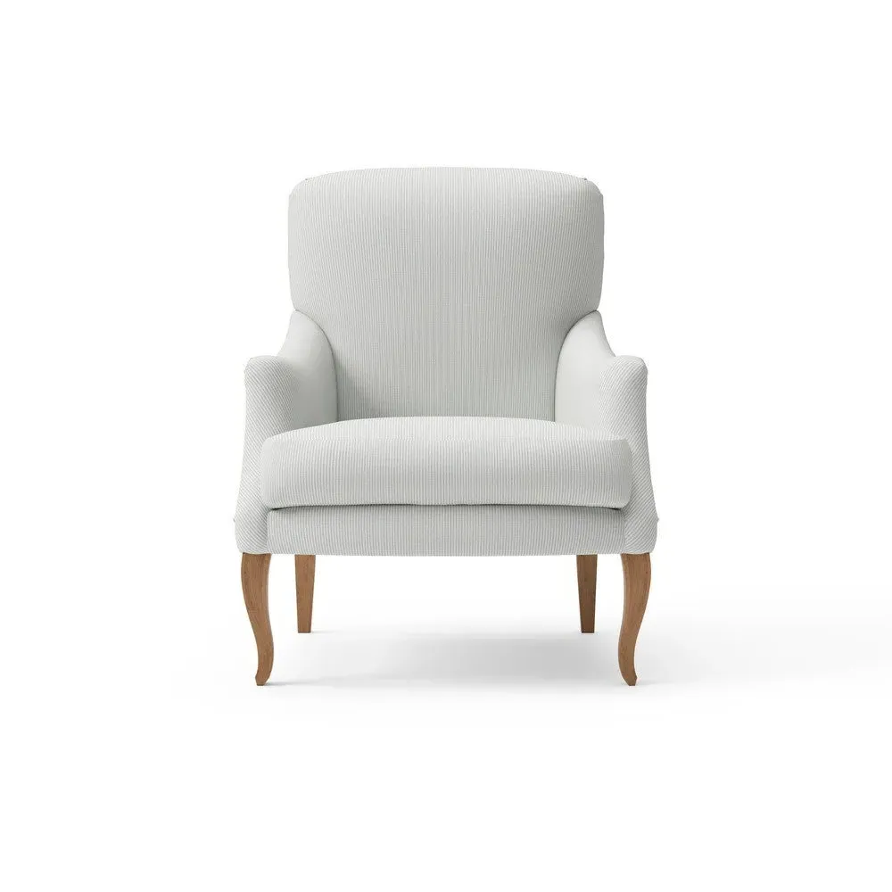 Armchair - Light Blue, Broadway Stripe