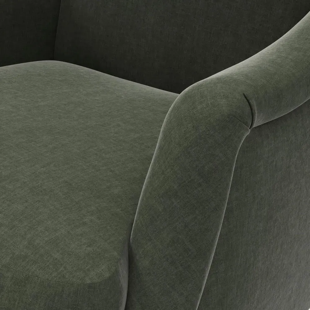 Armchair - Moss, Eco Chenille