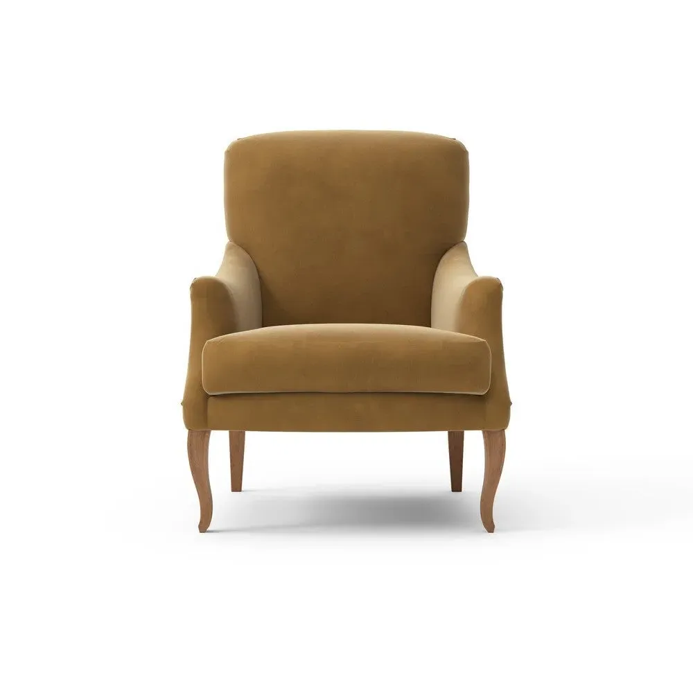Armchair - Mustard, Matt Velvet image