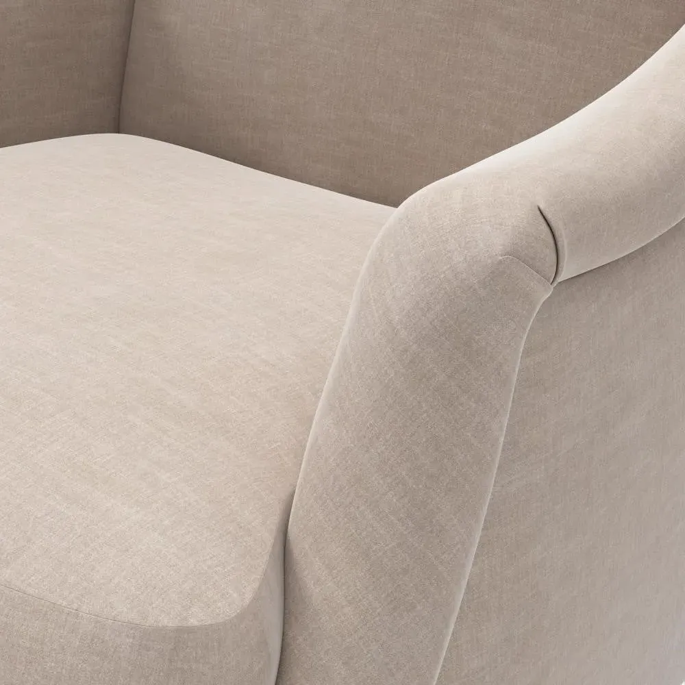 Armchair - Natural, Eco Chenille