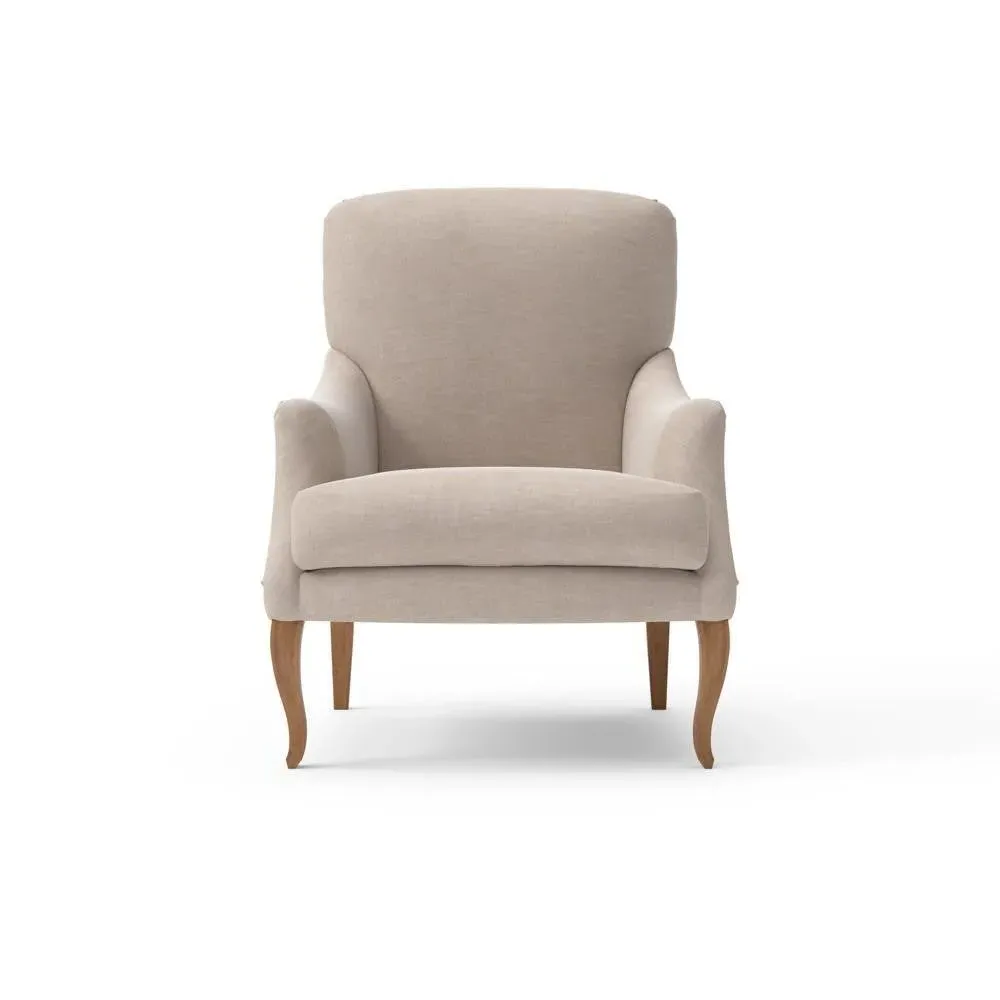 Armchair - Natural, Eco Chenille