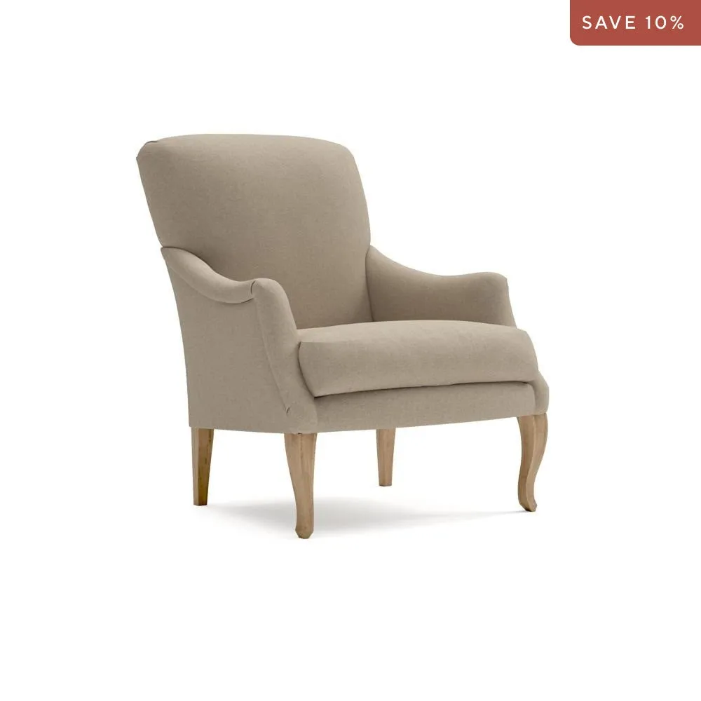 Armchair - Natural, House Linen Mix