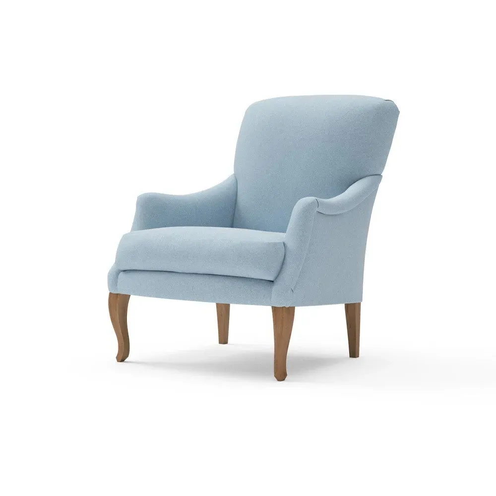 Armchair - Sky Blue, House Linen Mix