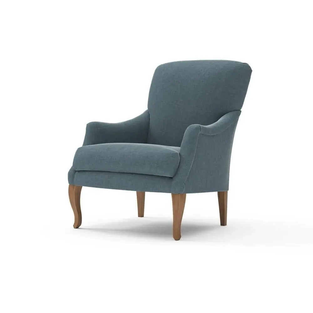 Armchair - Teal, Eco Chenille