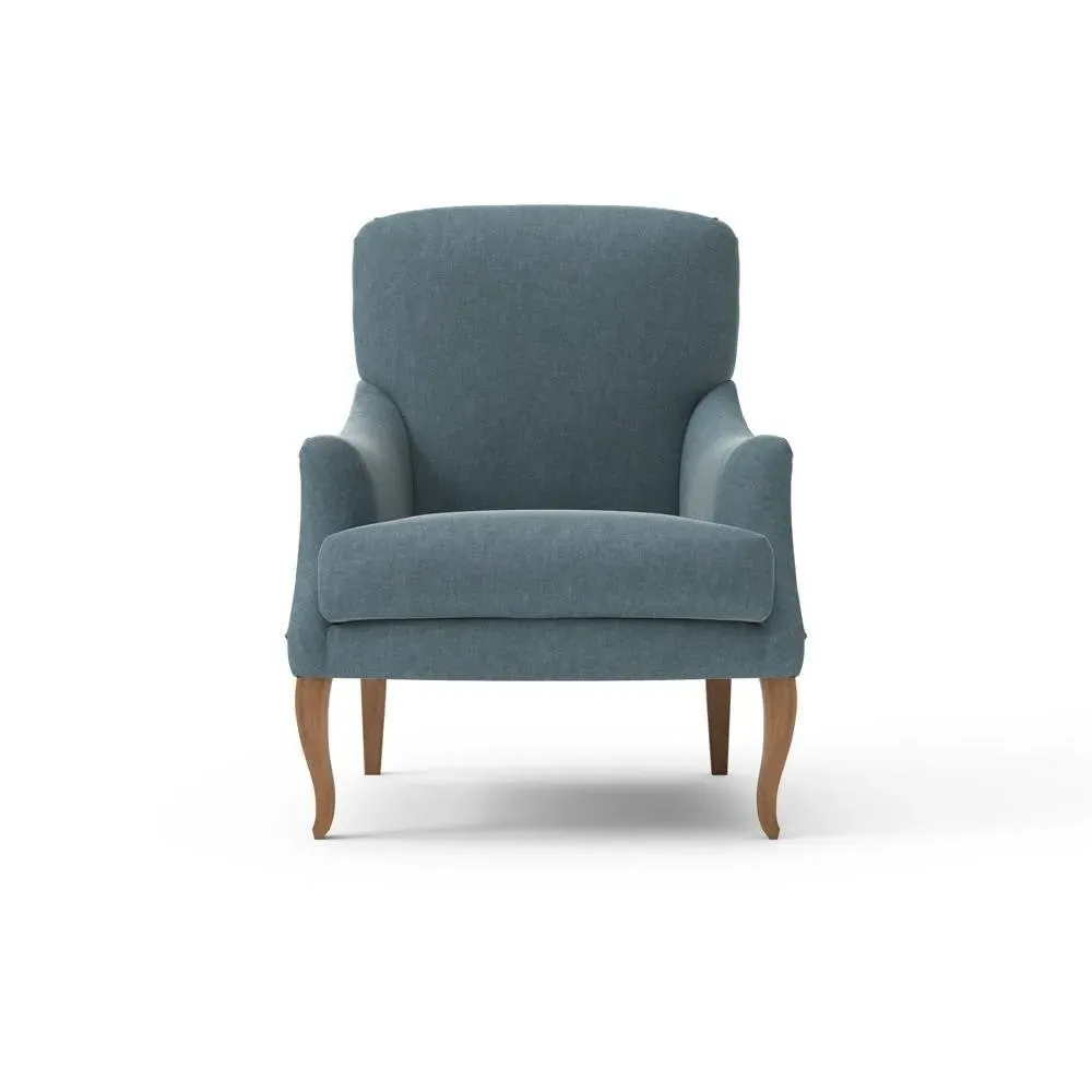 Armchair - Teal, Eco Chenille
