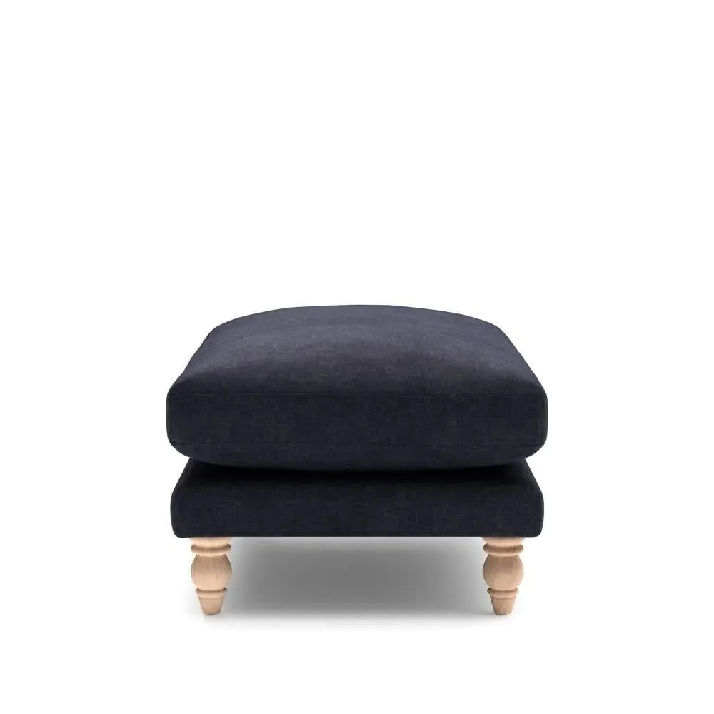 Foot Stool - Ink, Eco Chenille