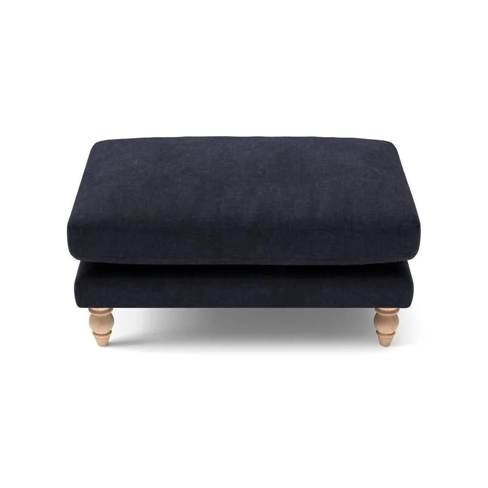Foot Stool - Ink, Eco Chenille