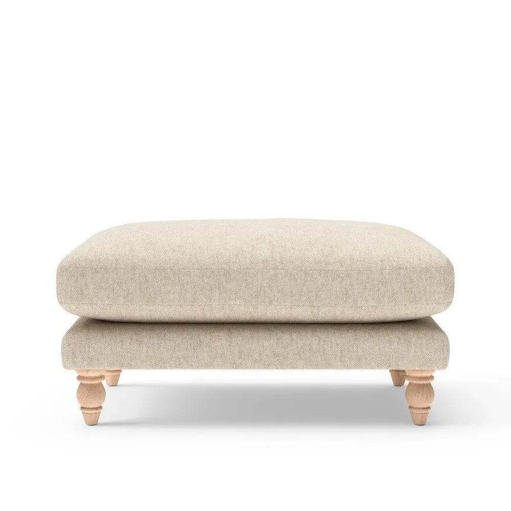 Foot Stool - Natural, Aquaclean Oxford