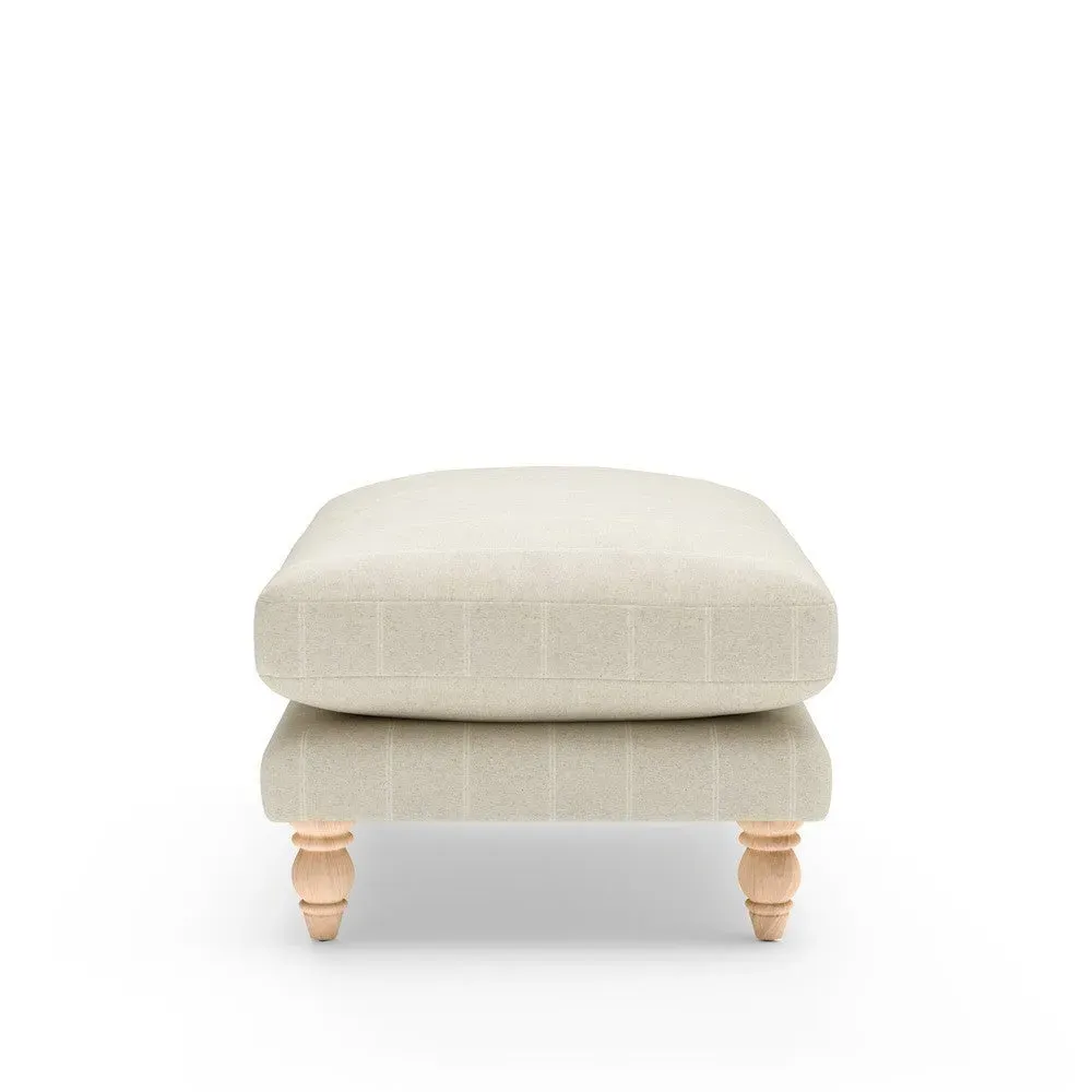 Foot Stool - Natural, Compton Stripe
