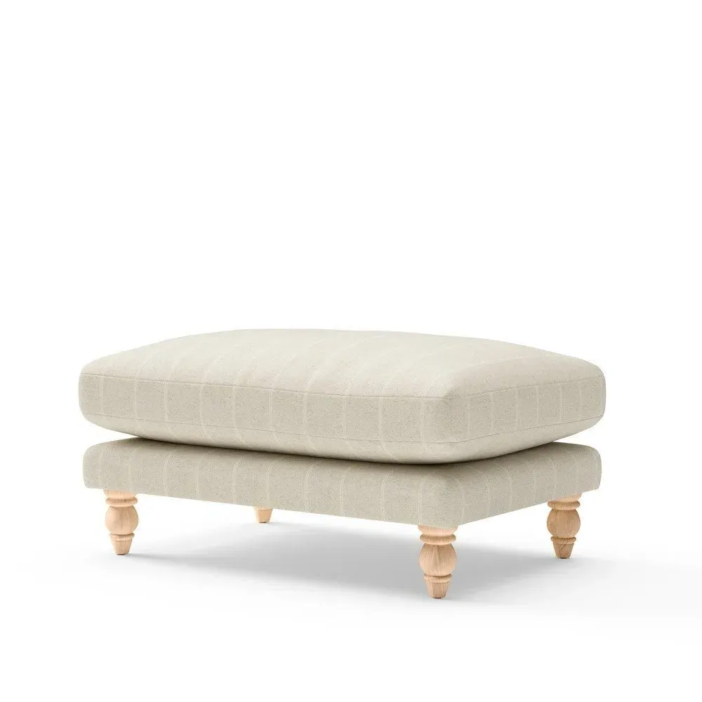 Foot Stool - Natural, Compton Stripe