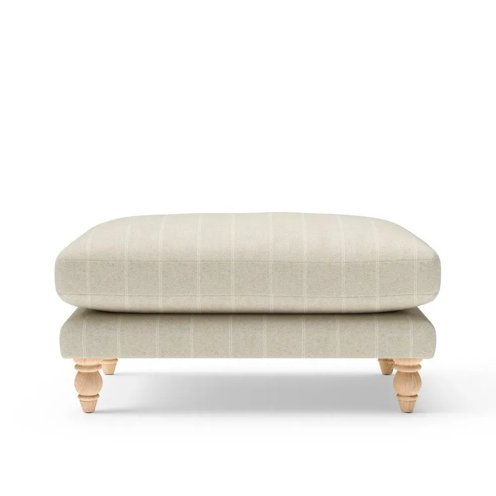 Foot Stool - Natural, Compton Stripe