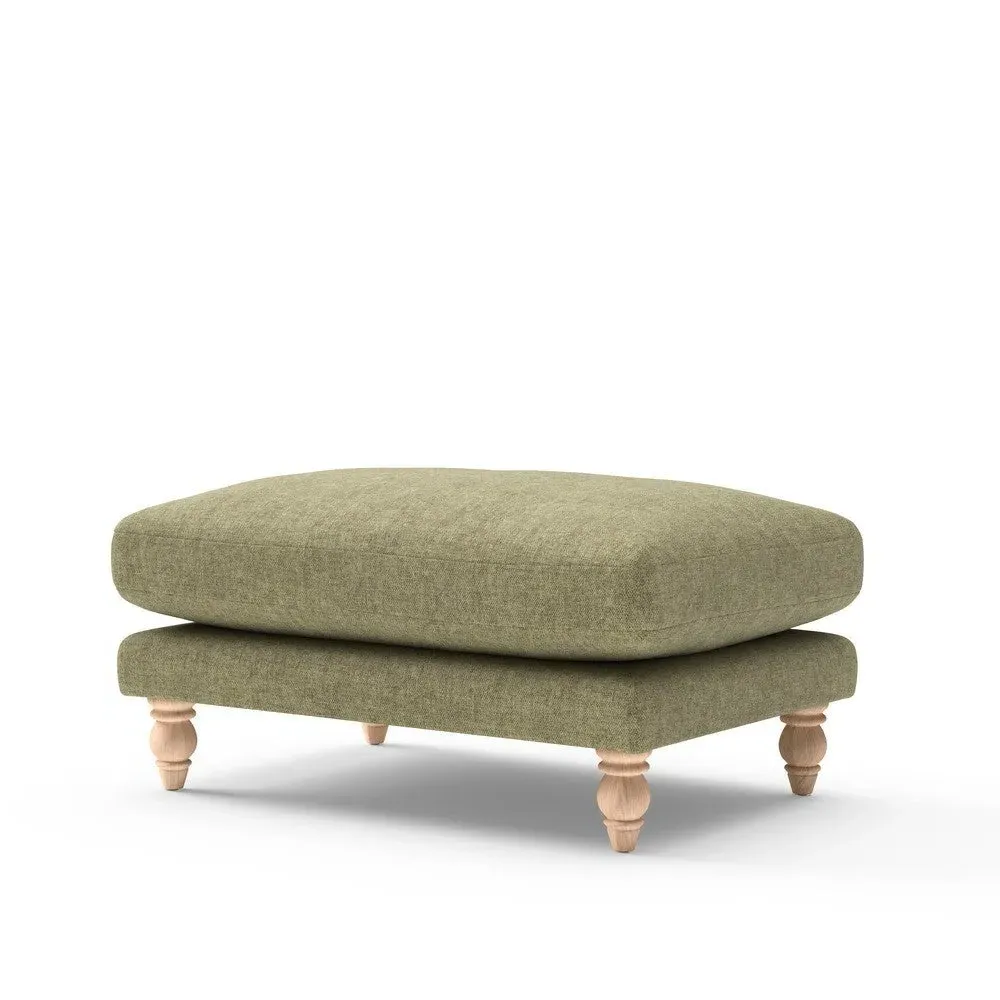 Foot Stool - Sage, Aquaclean Oxford