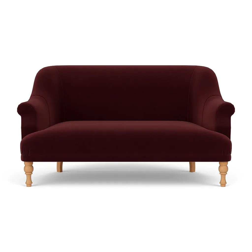 2-Seater Sofa - Dark Rosehip, Matt Velvet image