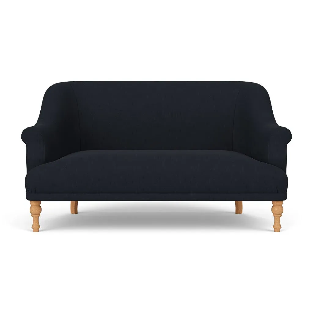 2-Seater Sofa - Ink, Linen Mix