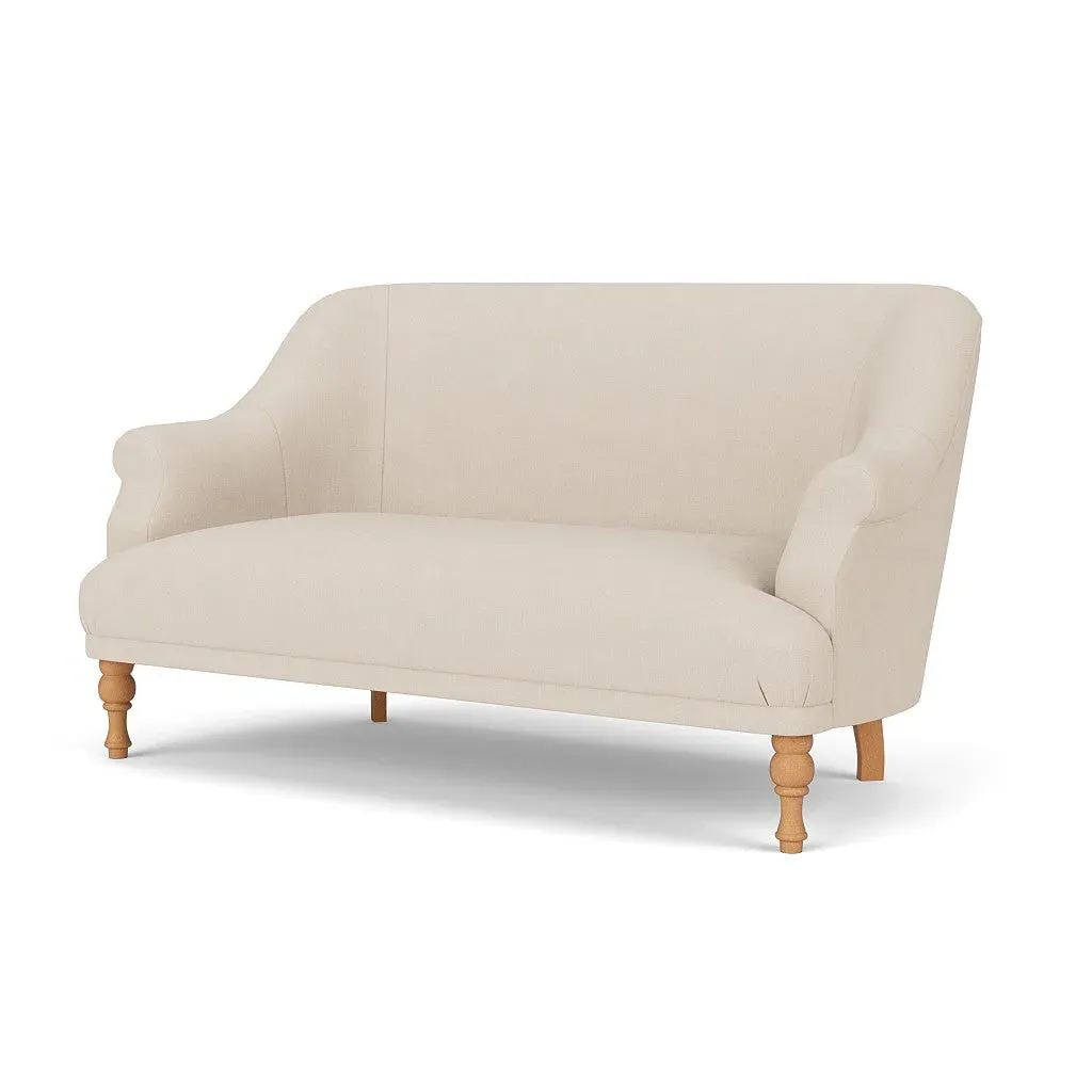 2-Seater Sofa - Lily White, Linen Mix