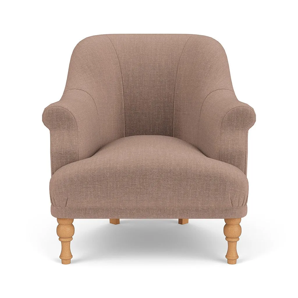 Armchair - Dusky Rose, Eco Chenille image