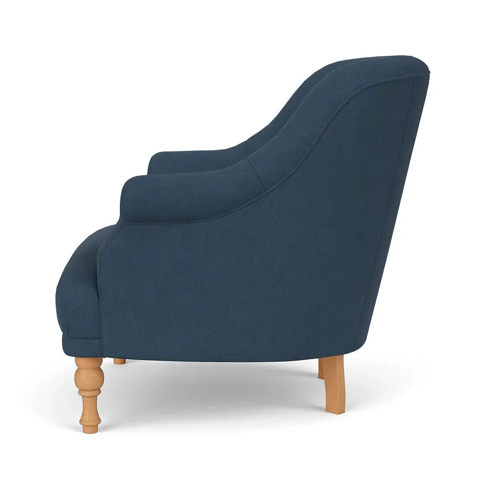 Armchair - Indigo, House Linen Mix