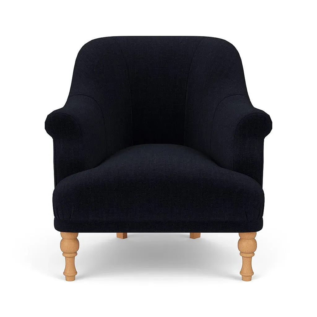 Armchair - Ink, Eco Chenille