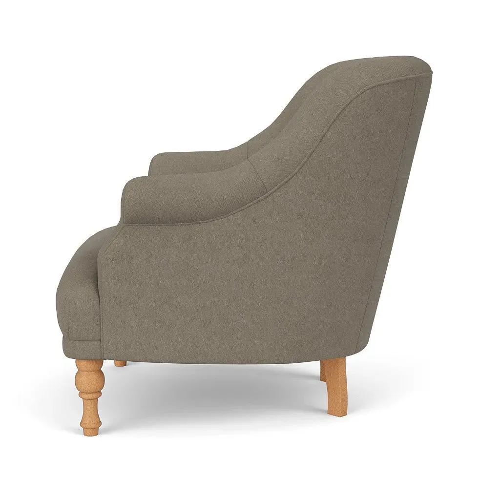 Armchair - Mid Grey, House Linen Mix