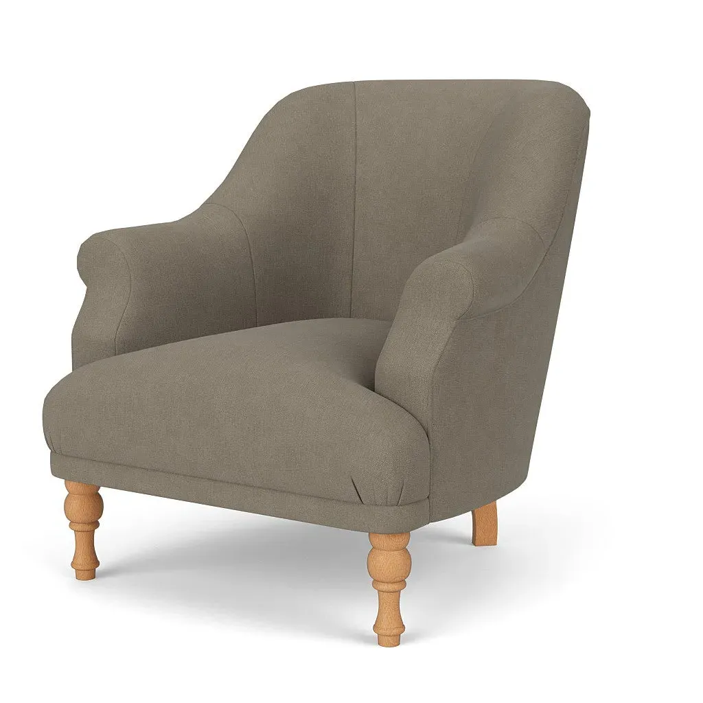 Armchair - Mid Grey, House Linen Mix