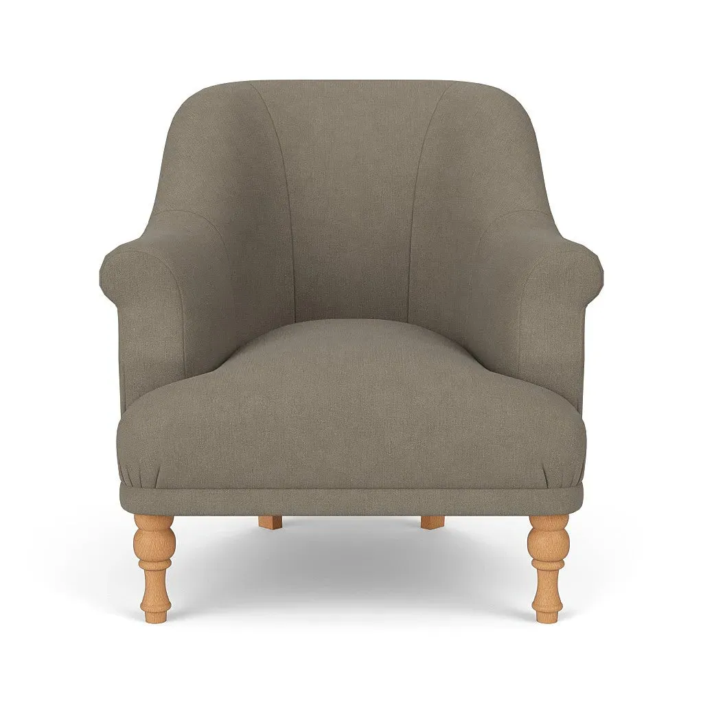 Armchair - Mid Grey, House Linen Mix