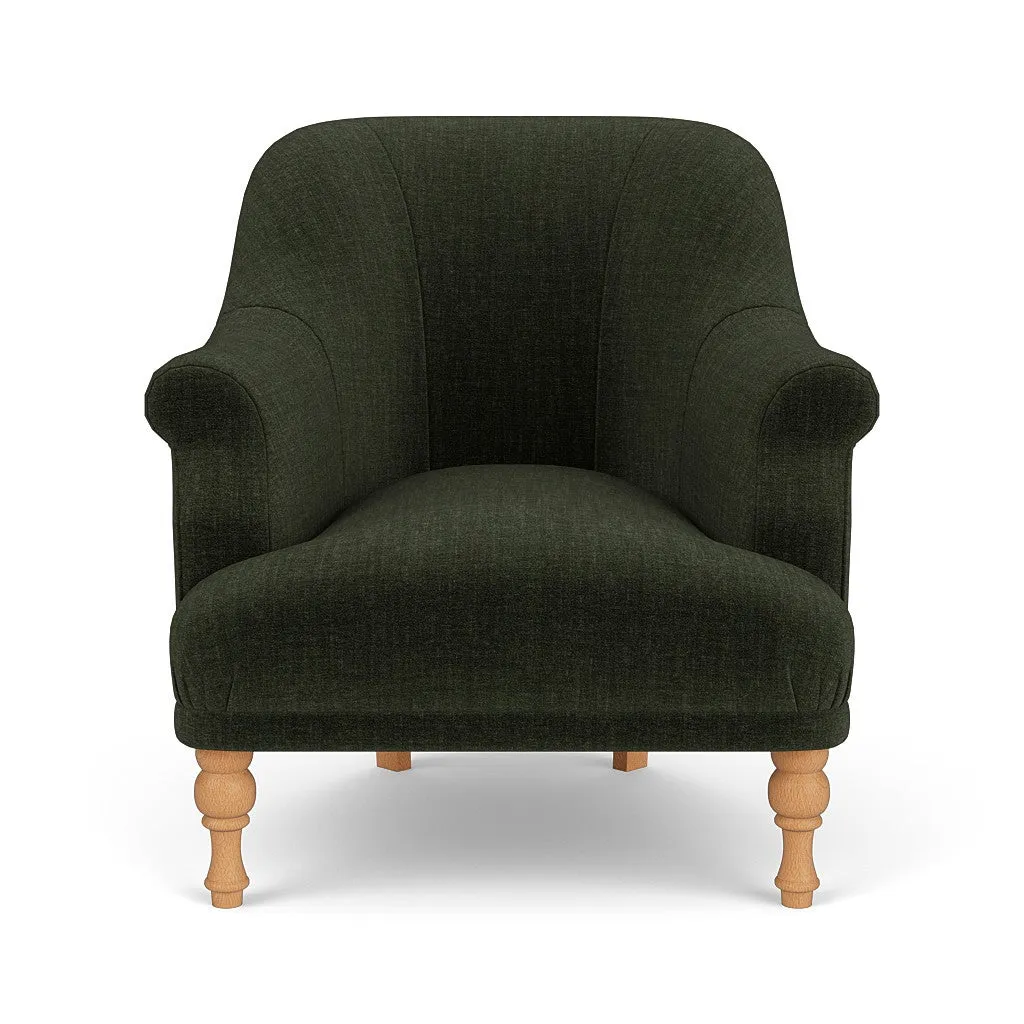 Armchair - Moss, Eco Chenille
