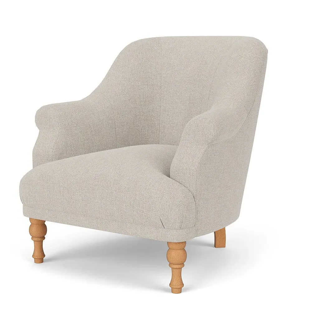 Armchair - Natural, Aquaclean Oxford